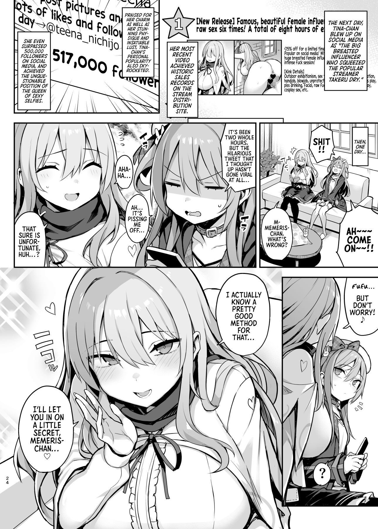 Hentai Manga Comic-The Naughty Saint Gets Hooked on Lewd Streaming-Read-25